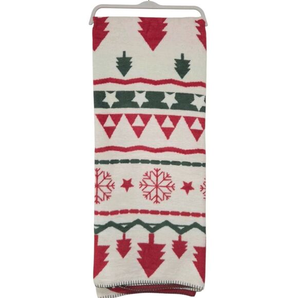 Docofil Reversible Soft Winter Throw Blanket Cotton Blend 51x67 Made in Portugal - Picture 12 of 14